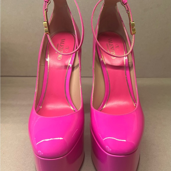 Valentino Garavani Tan-Go Platform Pump Heel Patent Leather | Size 39 | … - Picture 4 of 10